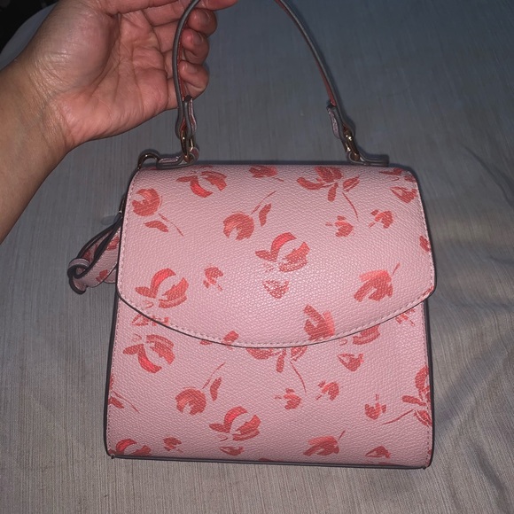 A New Day Pink Floral Mini Satchel Crossbody - Picture 6 of 10